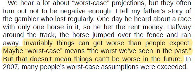 Howard Marks: things can get worse than the worst case people expect