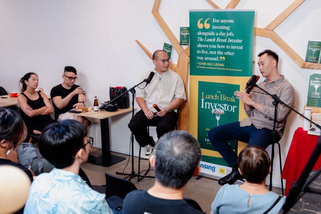 Thomas Chua in conversation with Reggie Koh at Book Bar, Singapore